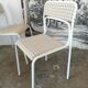 Set of 4 tubular metal chairs from the 90s