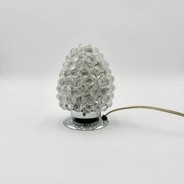 Lampe grappe bulles en verre vintage