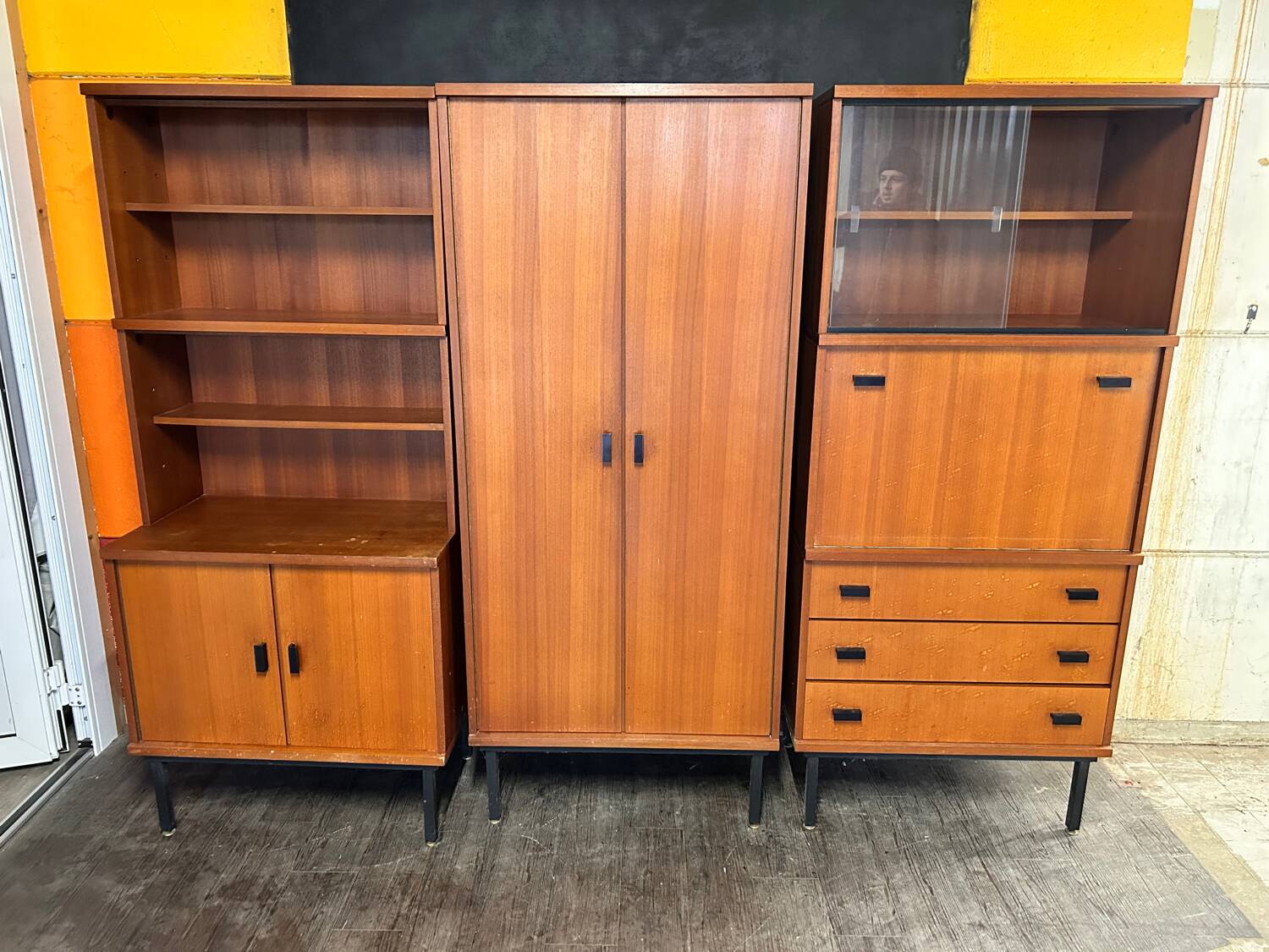 Storage furniture trio