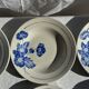 Set of 14 antique deep plates Moulin des Loups Hamage Model Edmond
