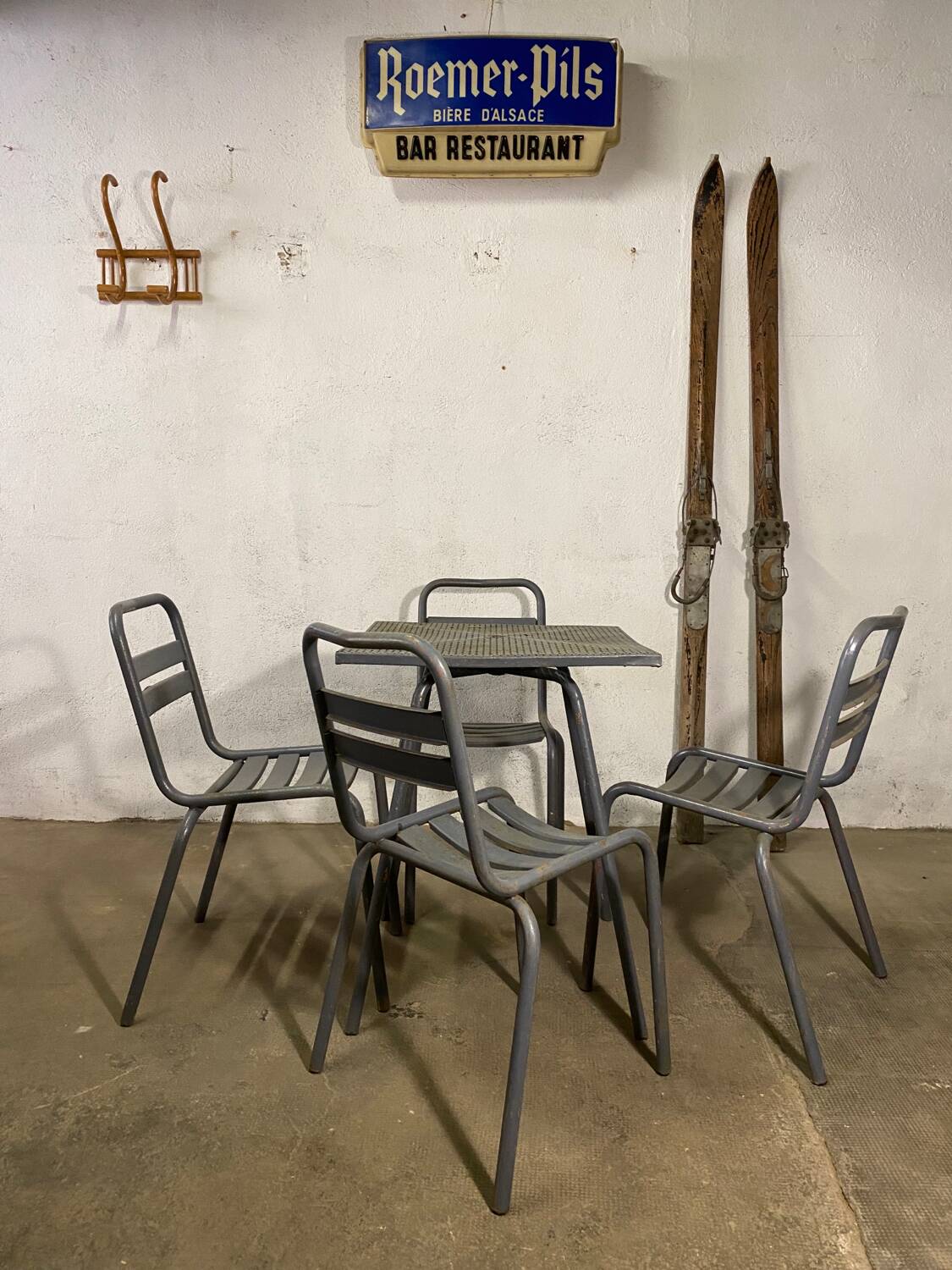 TOLIX chairs and table