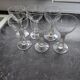 6 antique hollow stem champagne flutes