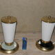 Pair of vintage bed bedside lamps