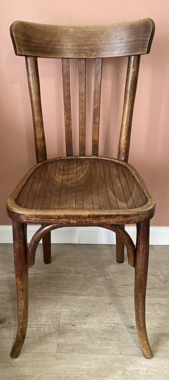 Lot de 3 chaises bistrots anciennes