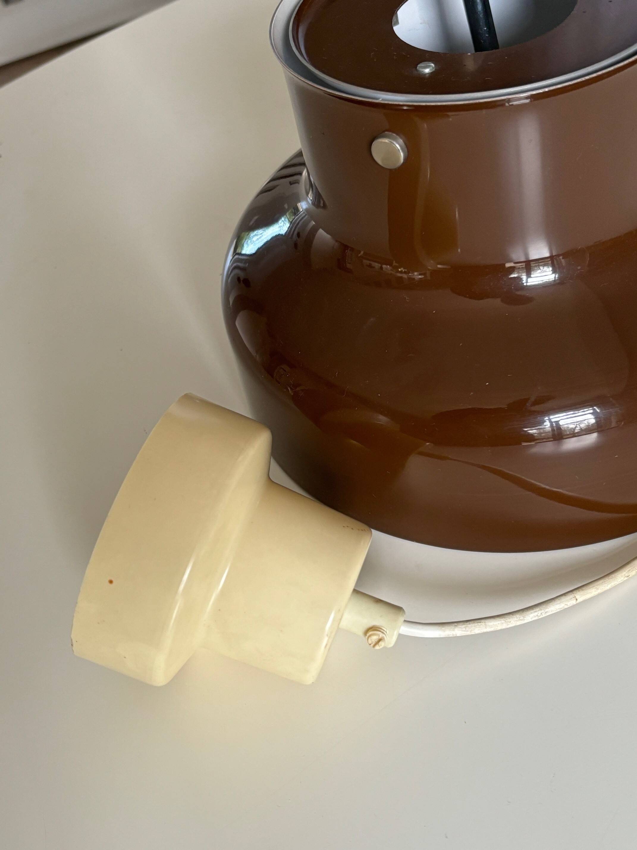 Bumling brown pendant light - Sweden 70s