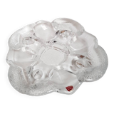 Bougeoir en cristal Orrefors Suède pour 4 bougies