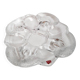 Bougeoir en cristal Orrefors Suède pour 4 bougies