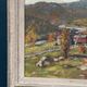 Original Swedish Oil on Panel - "Landscape" by Hundt - Signed - Vintage and Framed - 54 × 45 cm (21.3" × 17.7")