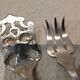 2-piece hors d'oeuvre service, silver-plated metal, Ercuis Trianon goldsmith