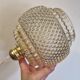 Diamond amber pendant light
