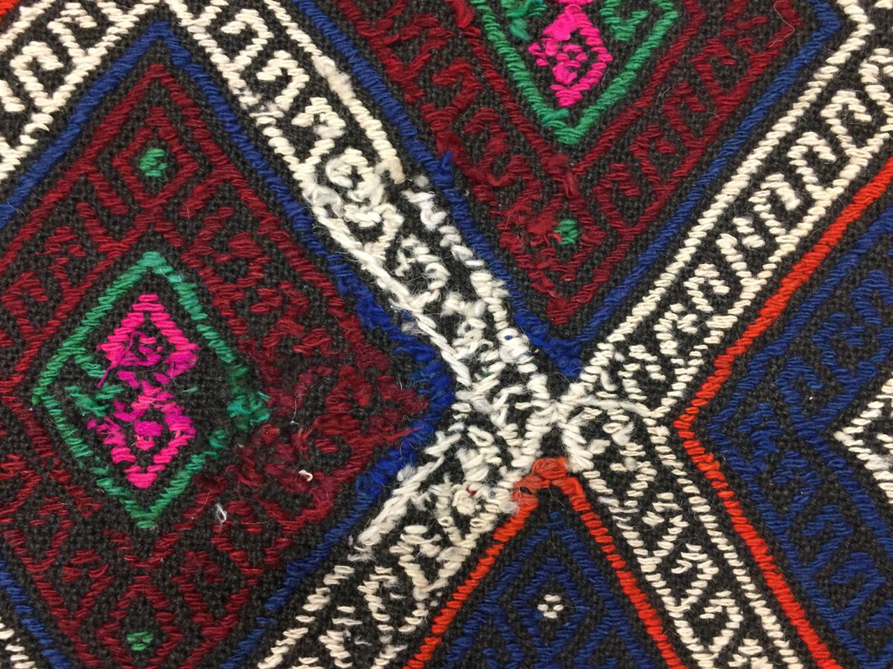 Tapis turco-marocain Kilim Rug 165x158cm