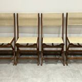 Set of 4 folding garden chairs