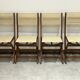 Set of 4 folding garden chairs