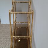 Shelf "false bamboo" 80 years gold metal