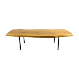 50s coffee table in solid cherry wood