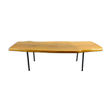 50s coffee table in solid cherry wood
