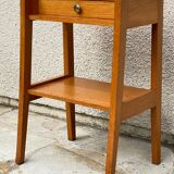 vintage geometric bedside cabinet