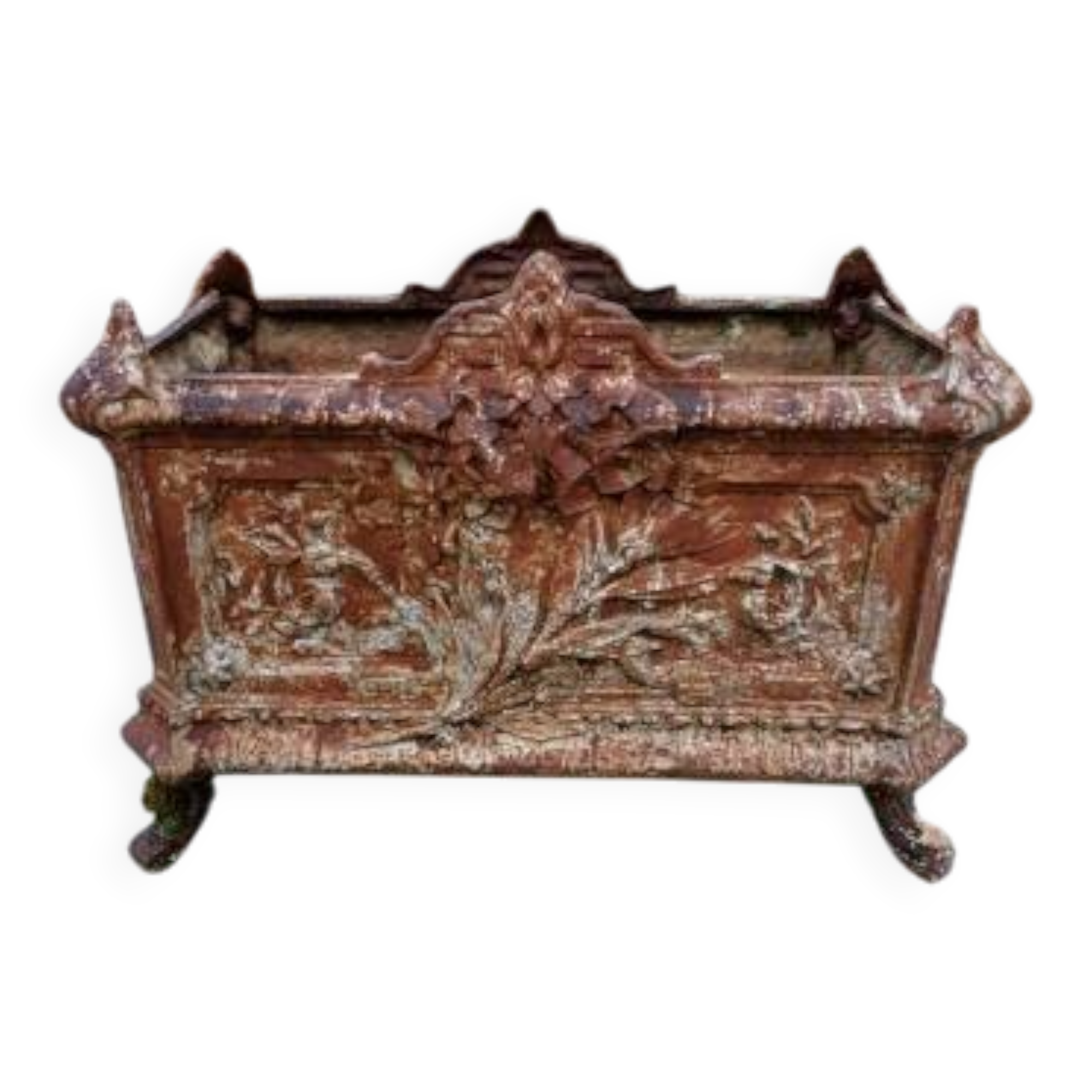 1 cast iron planter from 1900 from Charleville - Mézières