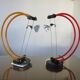 Paire de lampes style Memphis made in Italy 1980