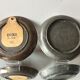 2 ottoman antique  plates bowls copper tin coated