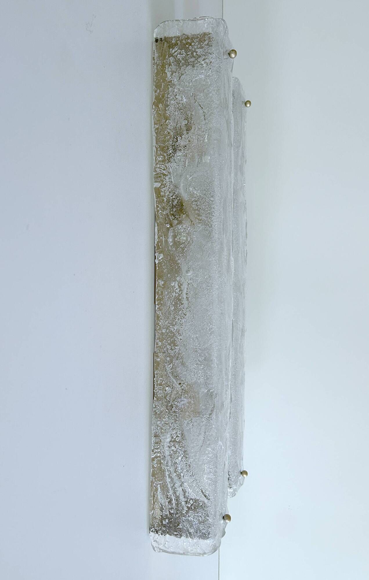 Pair Very Large Murano Glass Wall Lights
