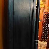 Curtained cabinet, late 19th century.