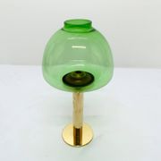Scandinavian candle holder Hans-Agne Jakobsson Claudia green L10232 1960