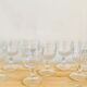 Set of 8 vintage walking glasses Bormioli, Italy