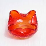 Cendrier en verre de Murano 1970