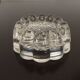 4 glass risers - piano table furniture legs - vintage
