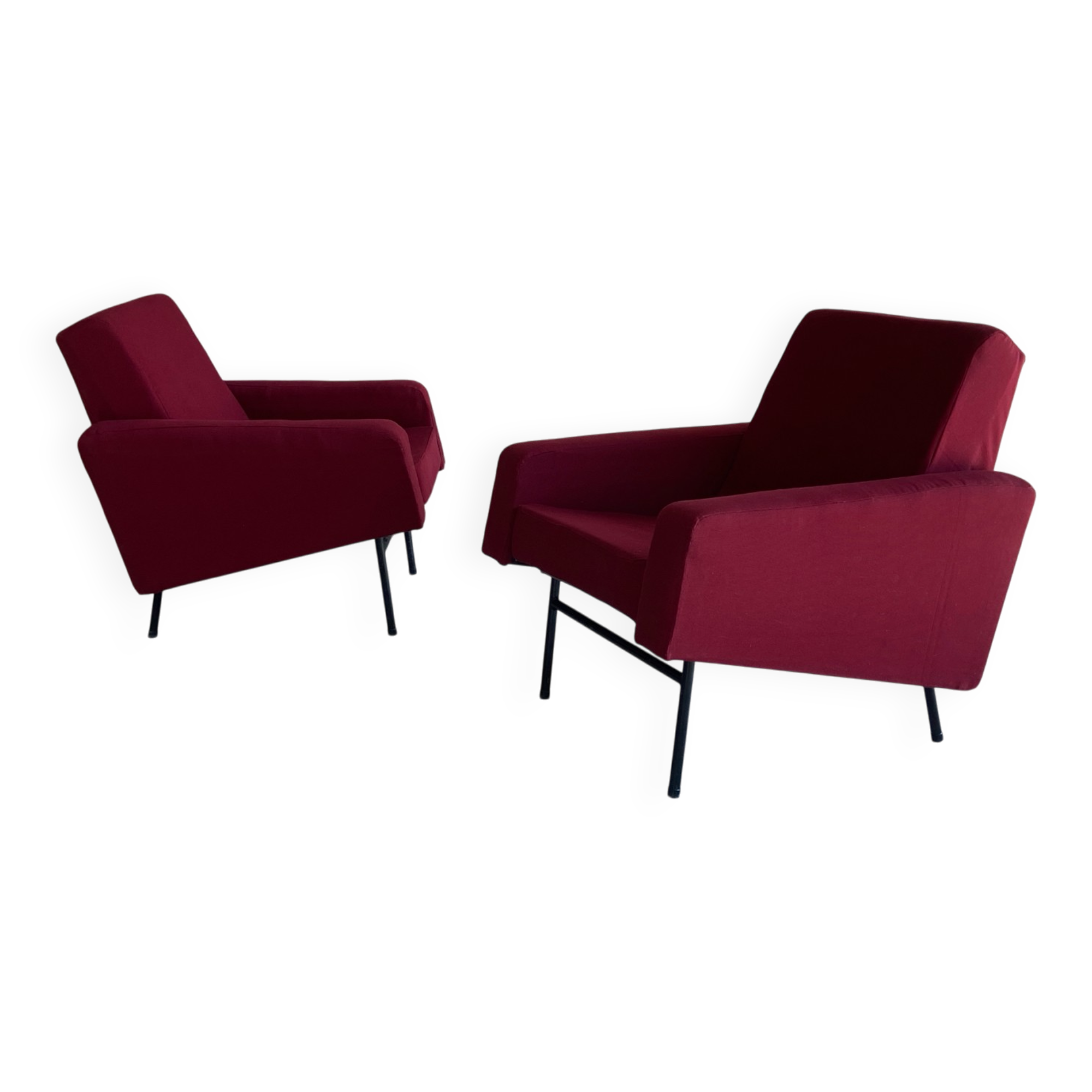 Paire de fauteuils  Airborne, Pierre Guariche 1950
