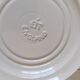 6 Dessert plates in red English porcelain, England