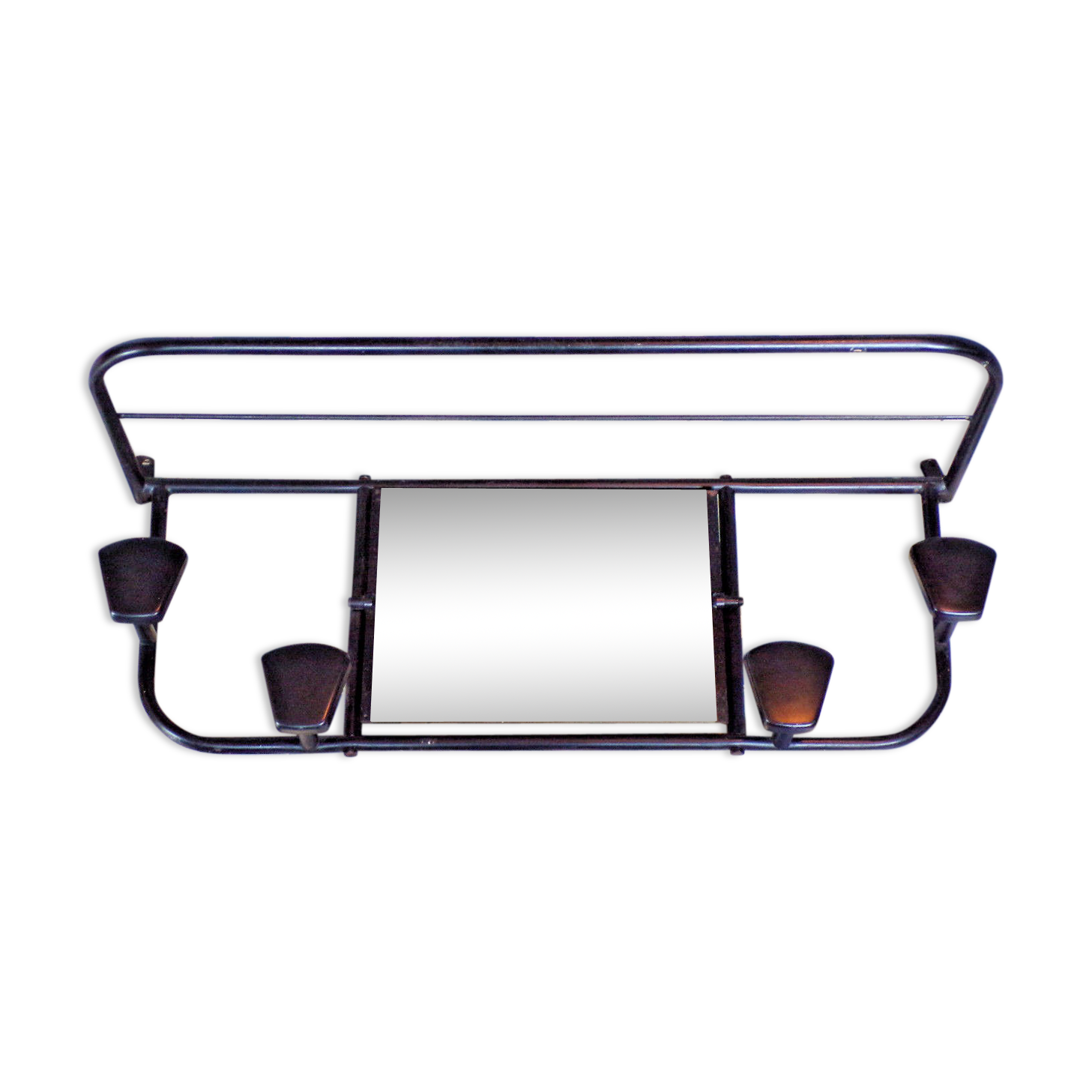 Coat rack with mirror vintage,