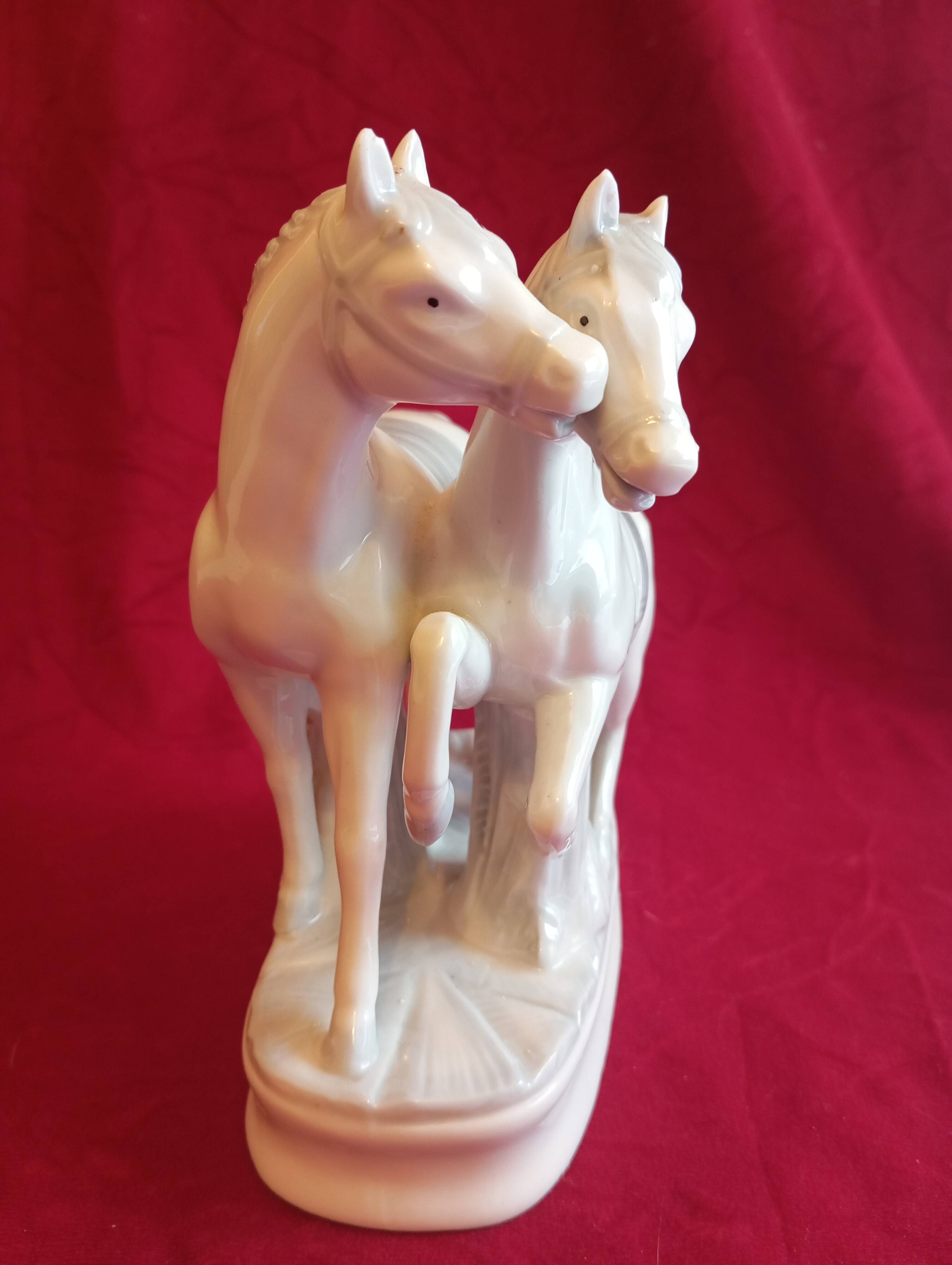 Subject: couple of ceramic horses