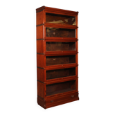 Globe Wernicke Library in mahogany with 6 elements and drawer.