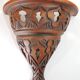 Suspension et paire d'appliques terre cuite /vintage