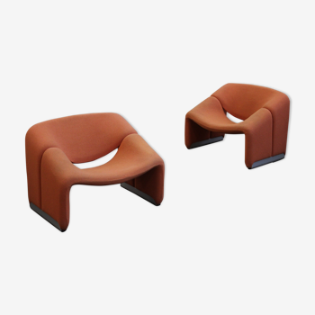 Paire de fauteuils Groovy de Pierre Paulin