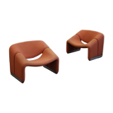 Paire de fauteuils Groovy de Pierre Paulin