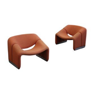 Pair of armchairs Groovy of Pierre Paulin