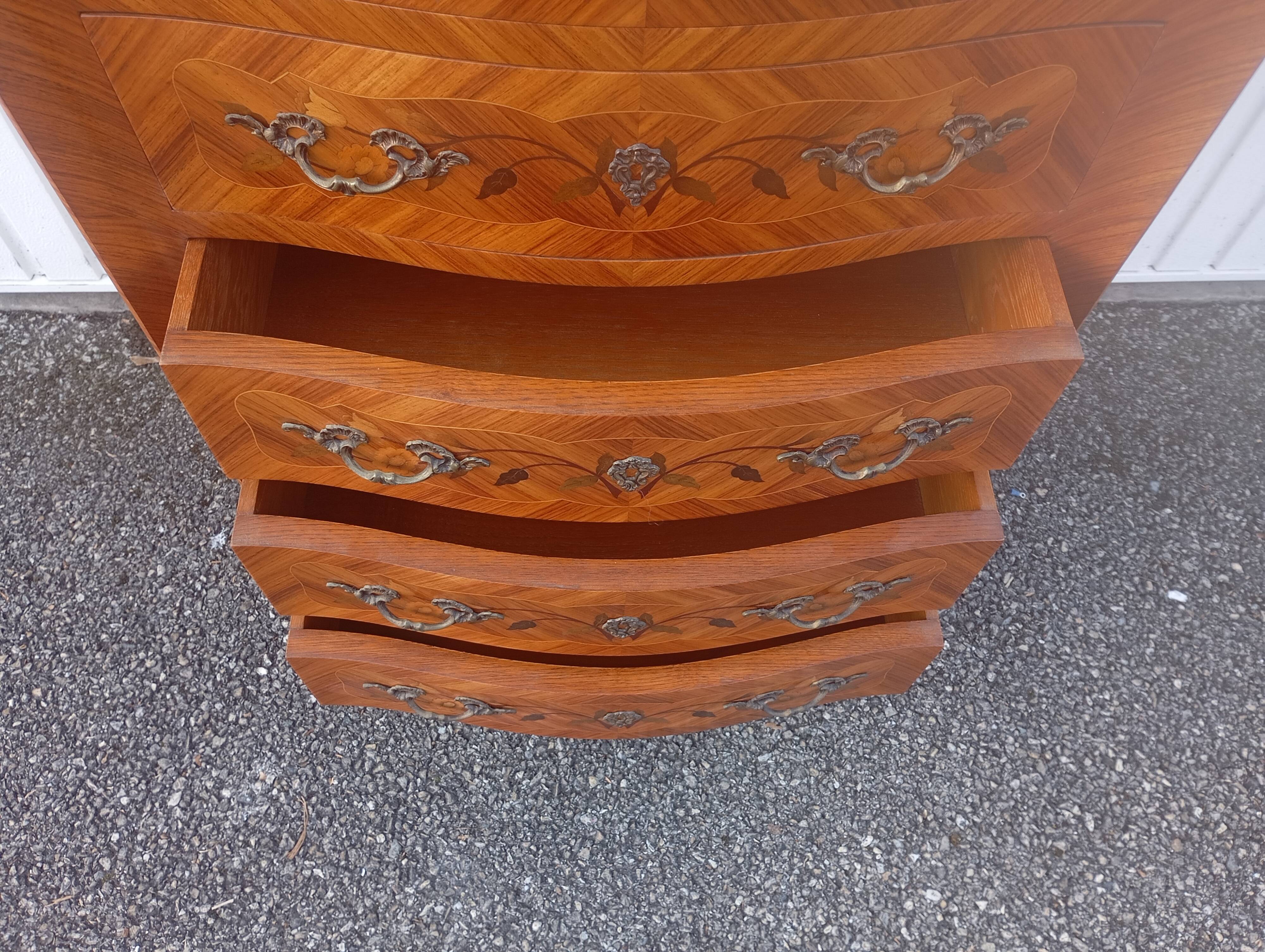 Louis XV style chest of drawers