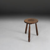 Brutalist stool ca.1960