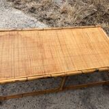 Rattan coffee table