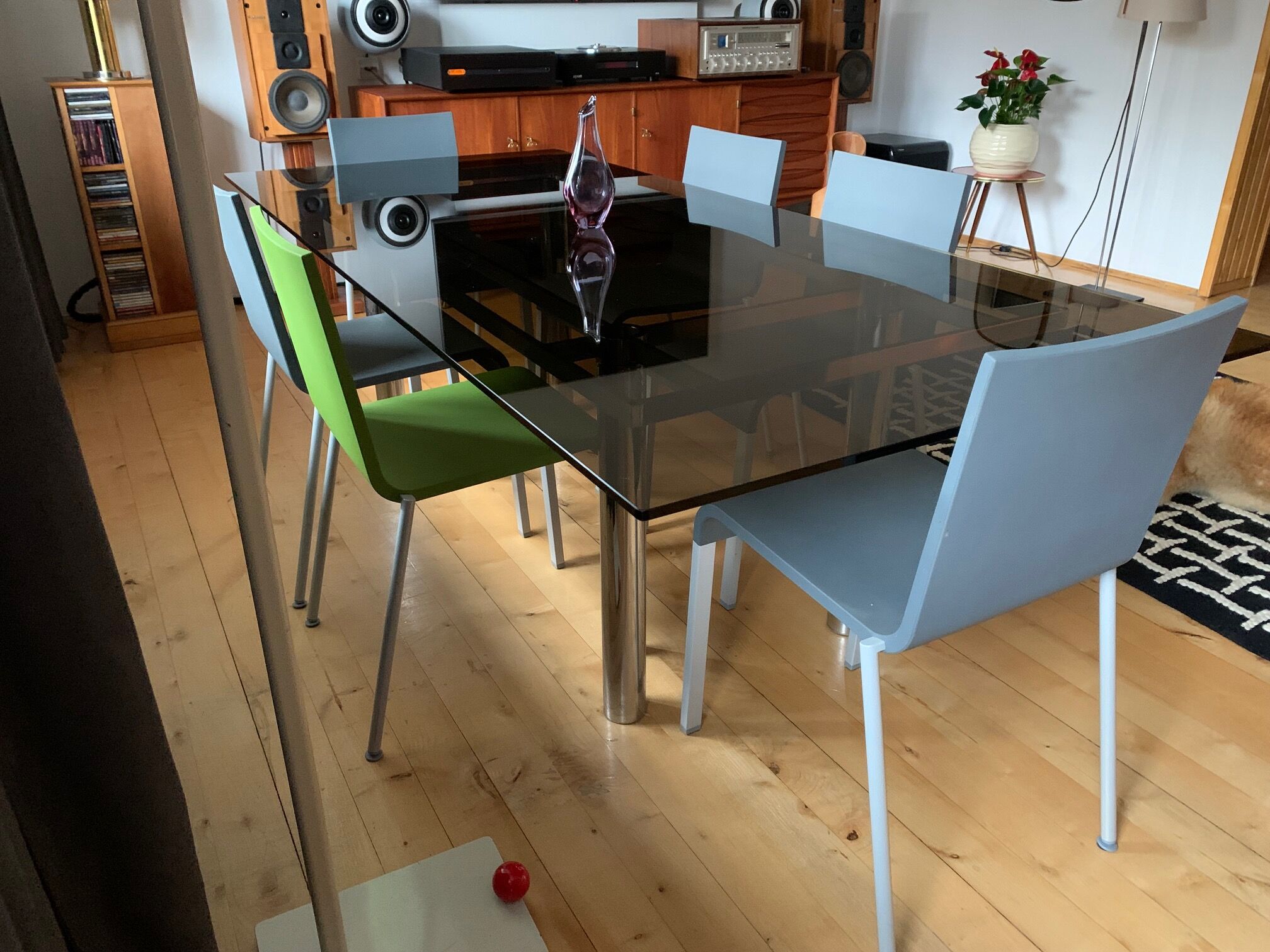 Set of six .03 chairs by Maarten Van Severen, Vitra, 1990s