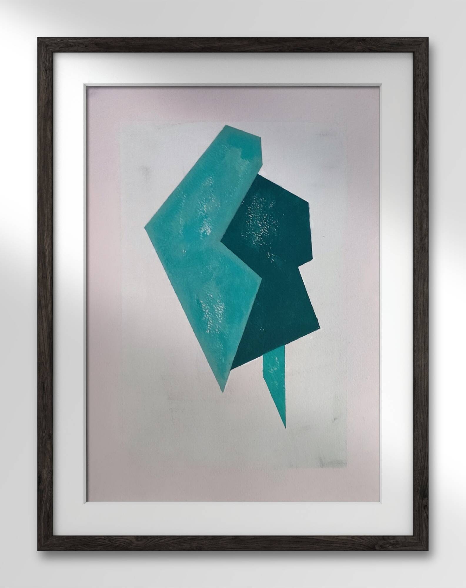 Original minimalist geometric painting