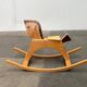Mid-century wooden rocking horse, 1960s