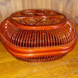Lacquered bamboo box