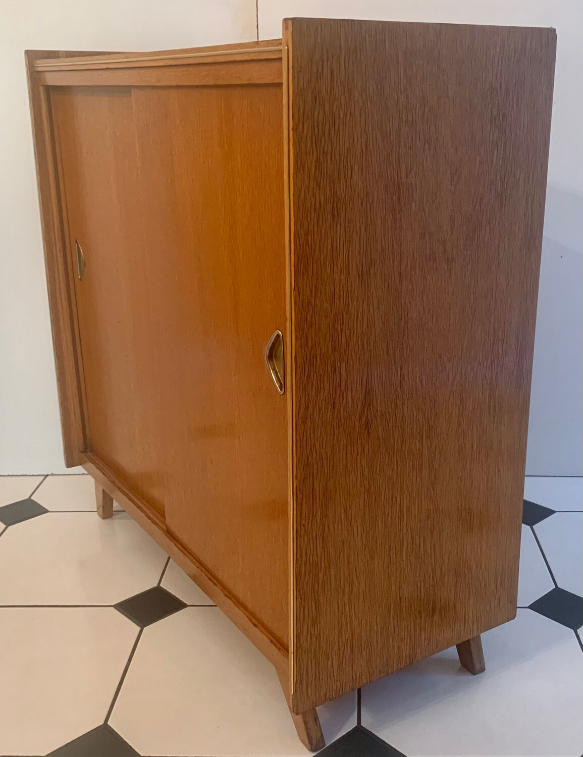 Vintage shoe cabinet feet compass