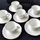 6 Limoges porcelain coffee cups