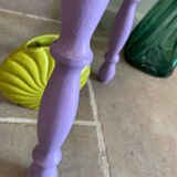 Lilac tripod stool