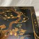 Vintage Japanese-style coffee table in painted lacquered wood